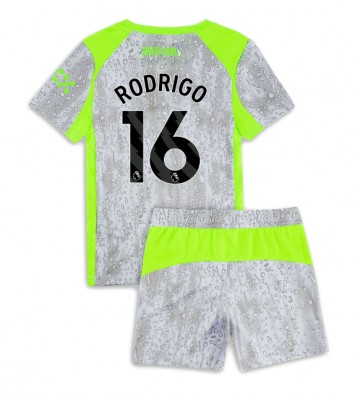 Manchester City Rodri Hernandez #16 Terza Maglia Bambino 2025-26 Manica Corta (+ Pantaloni corti)